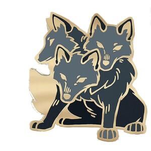Harry Potter Hagrid Three-Headed Dog Fluffy Enamel Pin 288-1